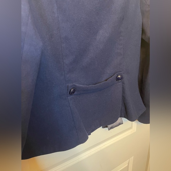 Collectif Vintage London Navy Blue Blazer Jacket - Picture 7 of 11
